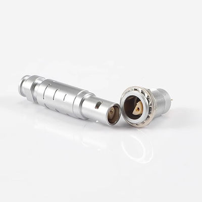 গুণ  Lemo Coaxial Connector FFA ERA Series Single-core Half-Moon Aviation Plug Socket কারখানা