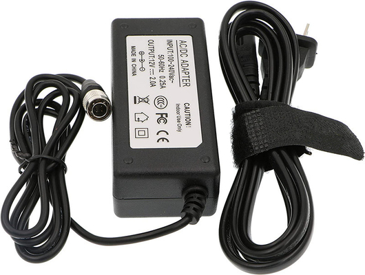 সাউন্ড ডিভাইসের জন্য AC থেকে 4 পিন  পুরুষ 12V 2A পাওয়ার অ্যাডাপ্টার কেবল ZAXCOM Sony